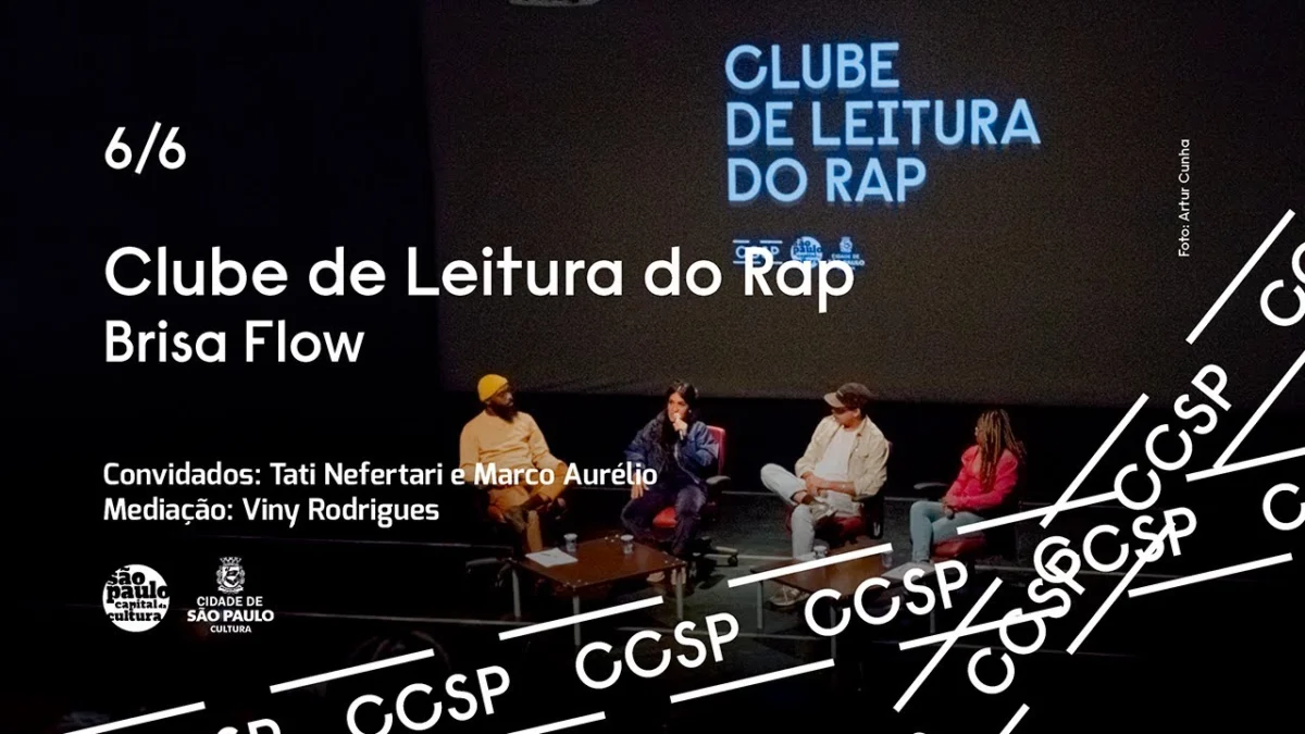 Clube de Leitura do Rap estreia no Sesc Vila Mariana