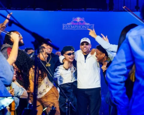 MC Hariel transforma teatro em baile funk na estreia brasileira do Red Bull Symphonic